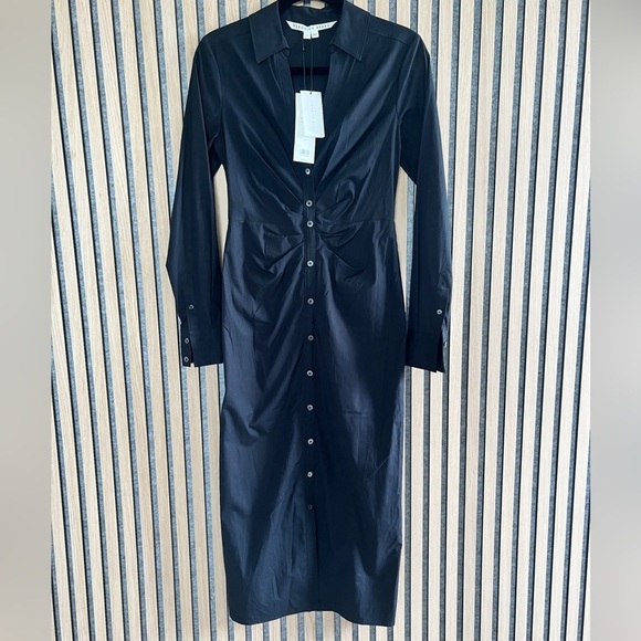 Veronica Beard Dresses & Skirts - Veronica Beard - Cita Dress - Long Black Rouched -2